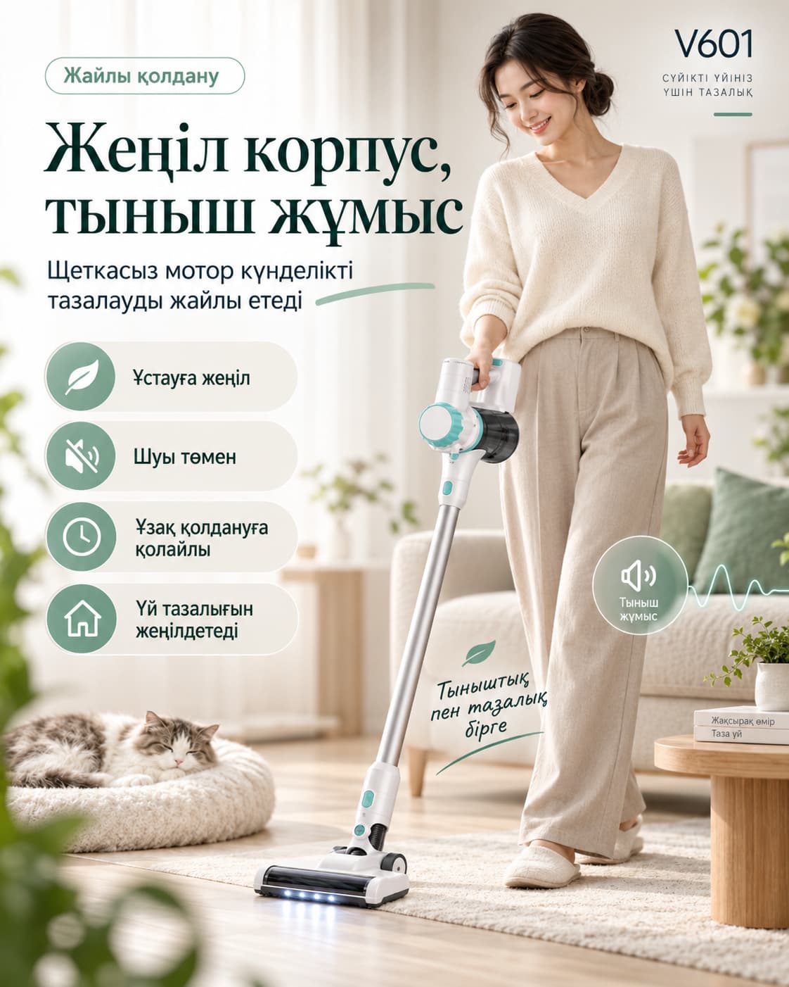 Сымсыз щеткасыз шаңсорғыш (екі үлгі) Тауар туралы толық 8