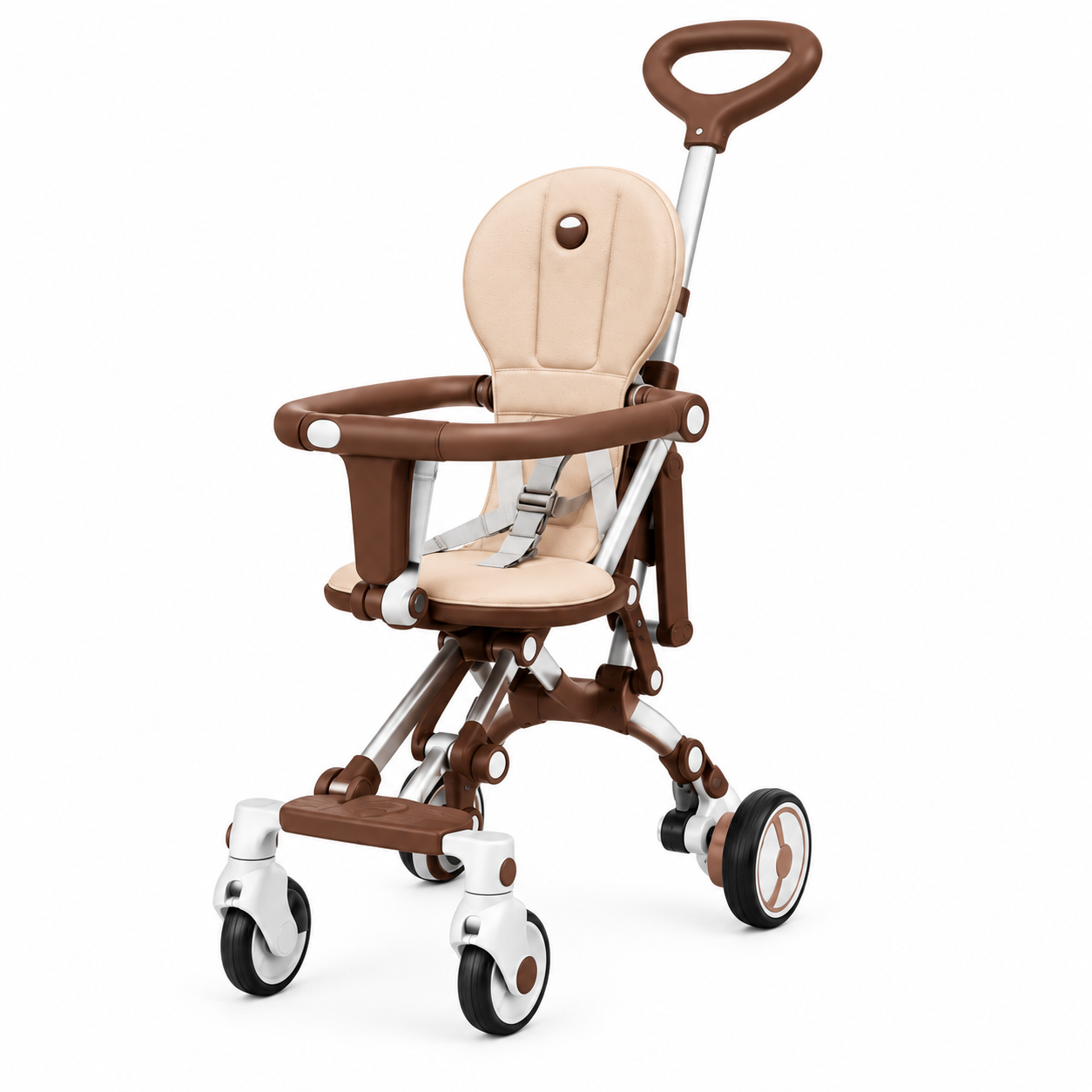 Linglong Baby L1 жиналмалы балалар арбасы - қоңыр